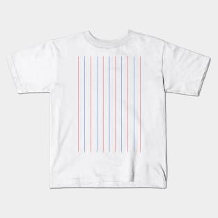 Brighton and Hove Albion Retro 1983 White, Blue and Red Pinstripes Away Kids T-Shirt